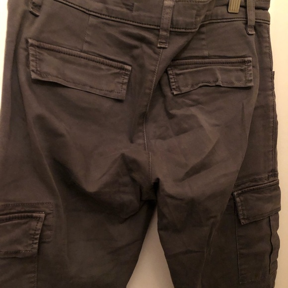 JBrand Grayson Skinny cargo jeans. Size 25. Colour Vin Black (Grey) - Picture 6 of 9